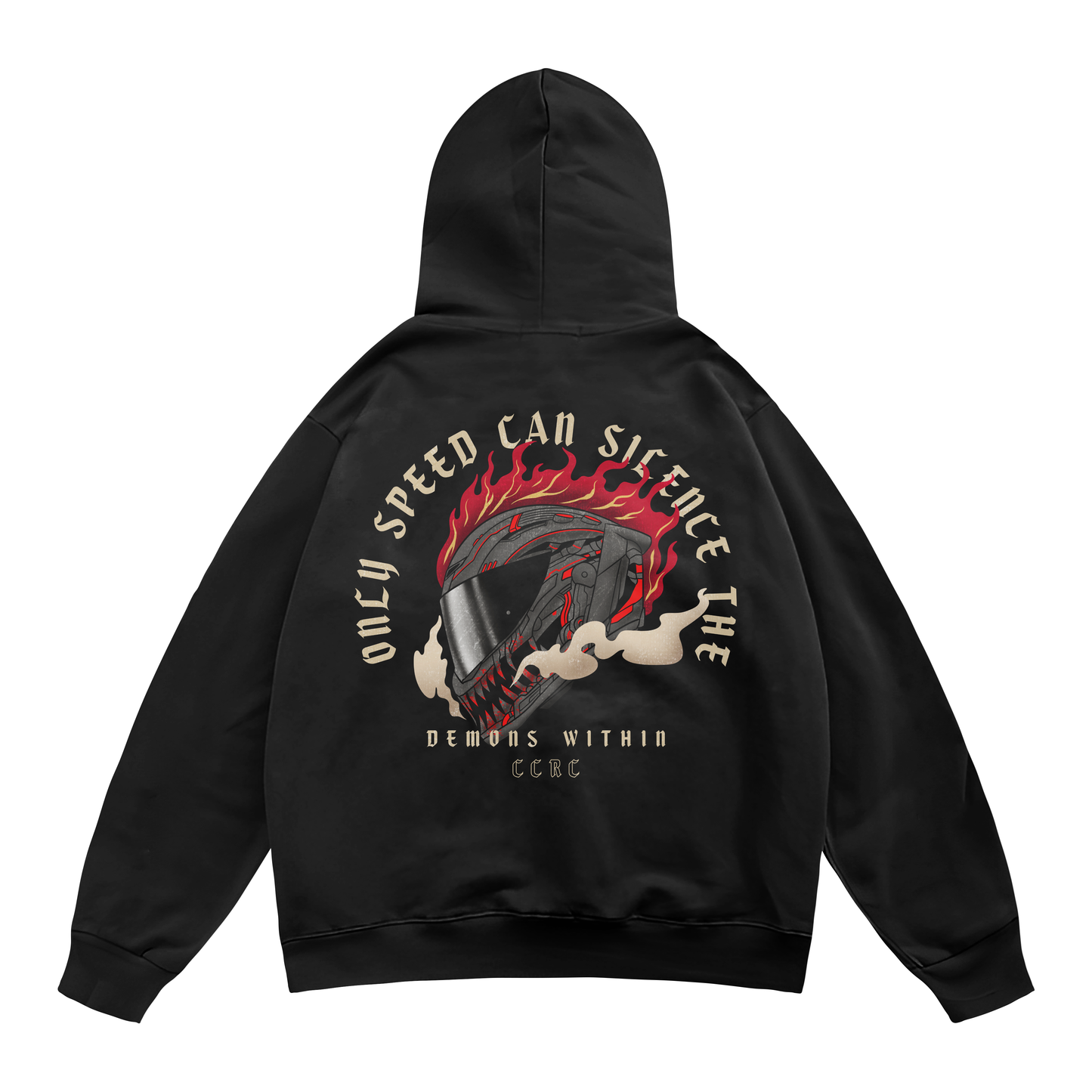 Silence Hoodie - Jet Black