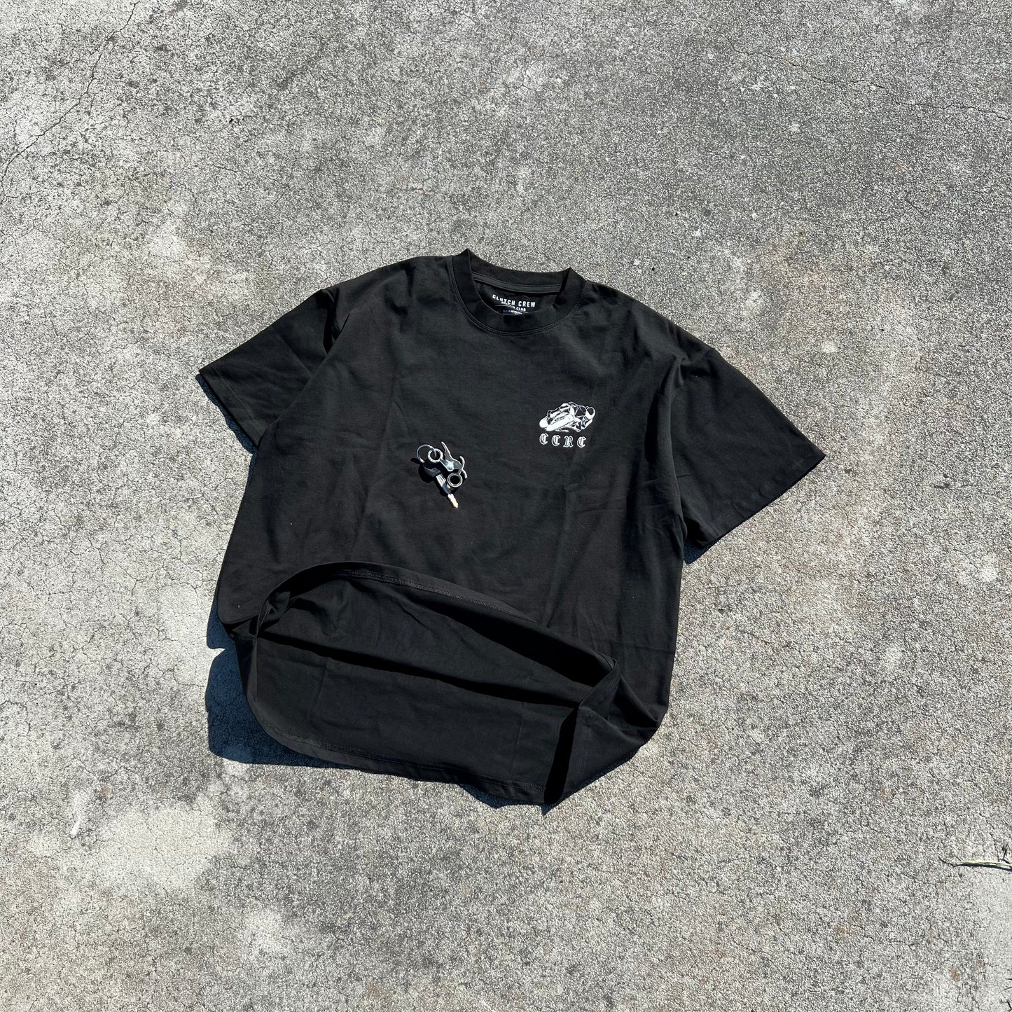 Clutch X Crew T Shirt - Black