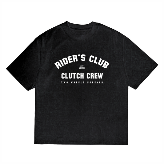Rider's Club Tee Vintage Black