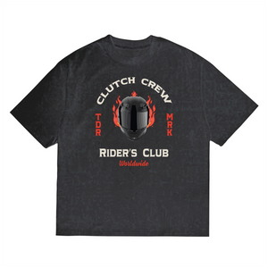 Riders Club Worldwide T Shirt Vintage Black